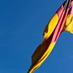 et billede af et tysk flag